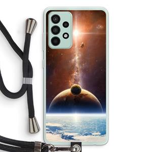 CaseCompany Omicron 2019: Samsung Galaxy A52s 5G Transparant Hoesje met koord