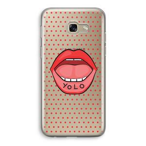 CaseCompany Yolo Denise: Samsung Galaxy A5 (2017) Transparant Hoesje