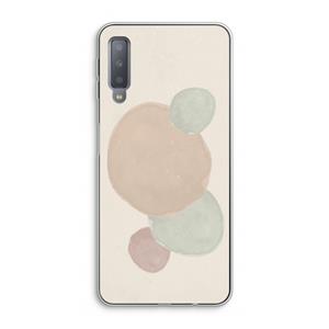 CaseCompany Geo #9: Samsung Galaxy A7 (2018) Transparant Hoesje