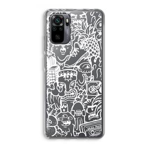 CaseCompany Vexx Mixtape #2: Xiaomi Redmi Note 10 Pro Transparant Hoesje