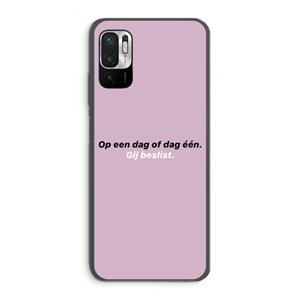 CaseCompany gij beslist: Xiaomi Redmi Note 10 5G Transparant Hoesje
