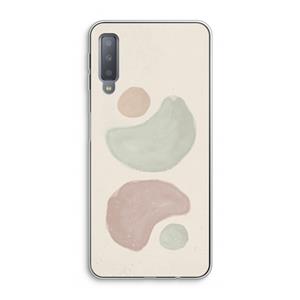 CaseCompany Geo #10: Samsung Galaxy A7 (2018) Transparant Hoesje