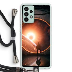 CaseCompany Ephemeral: Samsung Galaxy A52s 5G Transparant Hoesje met koord