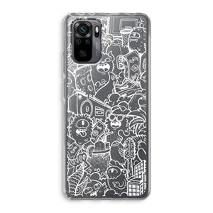 CaseCompany Vexx City #2: Xiaomi Redmi Note 10 Pro Transparant Hoesje