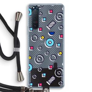 CaseCompany 8-bit N°9: Sony Xperia 5 II Transparant Hoesje met koord