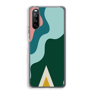CaseCompany Noor B: Sony Xperia 10 III Transparant Hoesje