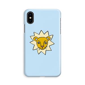 CaseCompany Kleine leeuw: iPhone X Volledig Geprint Hoesje