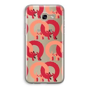 CaseCompany Dogs: Samsung Galaxy A5 (2017) Transparant Hoesje