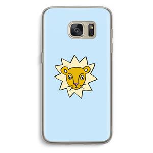 CaseCompany Kleine leeuw: Samsung Galaxy S7 Transparant Hoesje