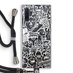 CaseCompany Vexx Mixtape #2: Samsung Galaxy Note 10 Plus Transparant Hoesje met koord