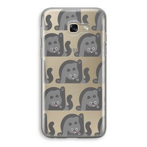 CaseCompany Cats: Samsung Galaxy A5 (2017) Transparant Hoesje