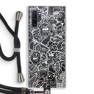 CaseCompany Vexx City #2: Samsung Galaxy Note 10 Plus Transparant Hoesje met koord