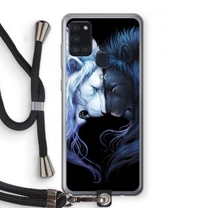 CaseCompany Brotherhood: Samsung Galaxy A21s Transparant Hoesje met koord