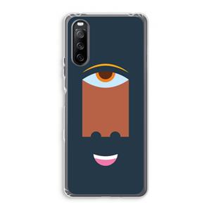 CaseCompany Mono M: Sony Xperia 10 III Transparant Hoesje