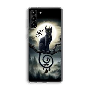 CaseCompany Moonlight Companions: Samsung Galaxy S21 Plus Transparant Hoesje