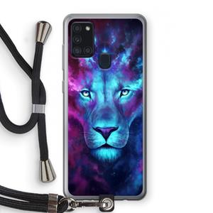 CaseCompany Firstborn: Samsung Galaxy A21s Transparant Hoesje met koord