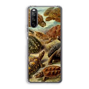 CaseCompany Haeckel Chelonia: Sony Xperia 10 III Transparant Hoesje