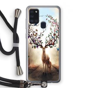 CaseCompany Seasons Change: Samsung Galaxy A21s Transparant Hoesje met koord