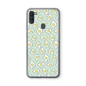 CaseCompany Spiegeleitjes: Samsung Galaxy A11 Transparant Hoesje