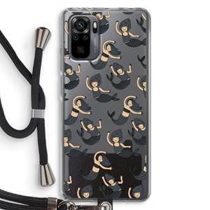 CaseCompany Zeemeermin: Xiaomi Redmi Note 10 Pro Transparant Hoesje met koord
