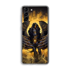 CaseCompany Pegasus: Samsung Galaxy S21 Plus Transparant Hoesje