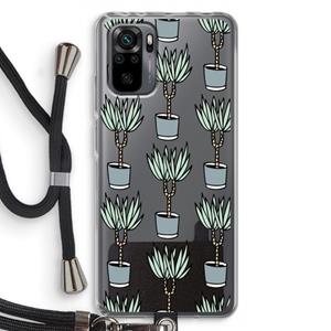 CaseCompany Boompje: Xiaomi Redmi Note 10 Pro Transparant Hoesje met koord