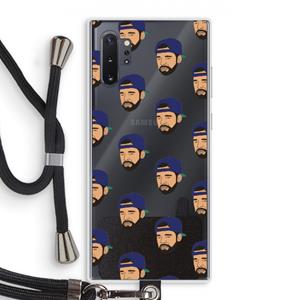CaseCompany Drake Away: Samsung Galaxy Note 10 Plus Transparant Hoesje met koord