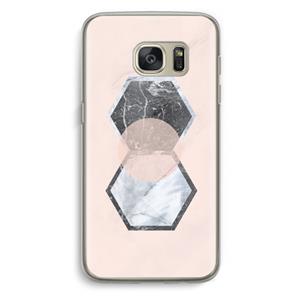 CaseCompany Creatieve toets: Samsung Galaxy S7 Transparant Hoesje