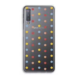 CaseCompany Bollen: Samsung Galaxy A7 (2018) Transparant Hoesje