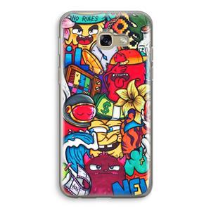 CaseCompany No Rules: Samsung Galaxy A5 (2017) Transparant Hoesje