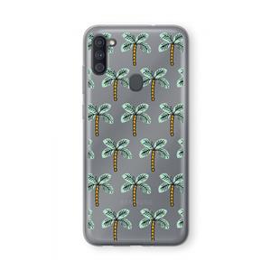 CaseCompany Paradise: Samsung Galaxy A11 Transparant Hoesje