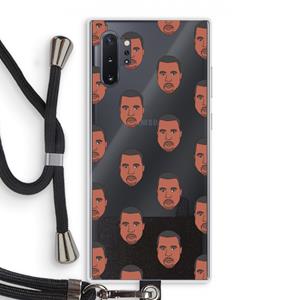 CaseCompany Kanye Call Me℃: Samsung Galaxy Note 10 Plus Transparant Hoesje met koord