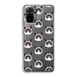 CaseCompany It's a Purrr Case: Xiaomi Redmi Note 10 Pro Transparant Hoesje