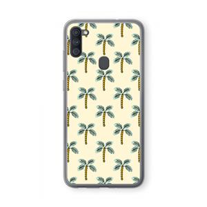 CaseCompany Paradise: Samsung Galaxy A11 Transparant Hoesje