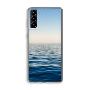 CaseCompany Water horizon: Samsung Galaxy S21 Plus Transparant Hoesje