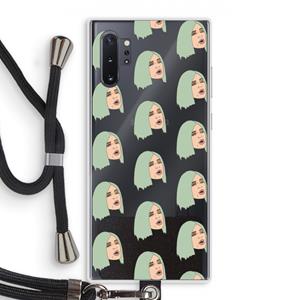 CaseCompany King Kylie: Samsung Galaxy Note 10 Plus Transparant Hoesje met koord