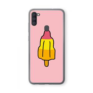 CaseCompany Raketijsje: Samsung Galaxy A11 Transparant Hoesje