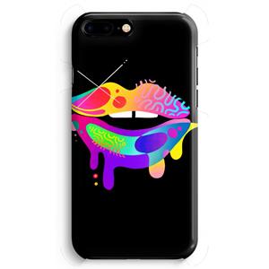 CaseCompany Lip Palette: Volledig Geprint iPhone 7 Plus Hoesje