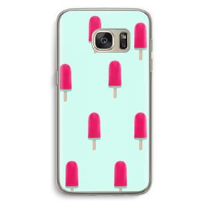 CaseCompany Waterijsje: Samsung Galaxy S7 Transparant Hoesje