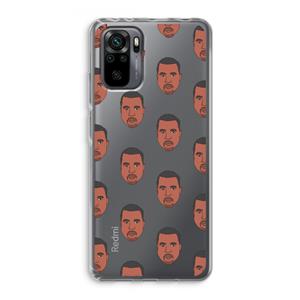 CaseCompany Kanye Call Me℃: Xiaomi Redmi Note 10 Pro Transparant Hoesje