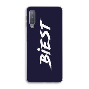 CaseCompany Biest: Samsung Galaxy A7 (2018) Transparant Hoesje