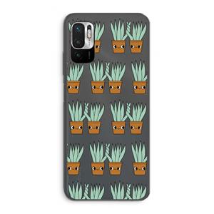 CaseCompany Sansevieria: Xiaomi Redmi Note 10 5G Transparant Hoesje