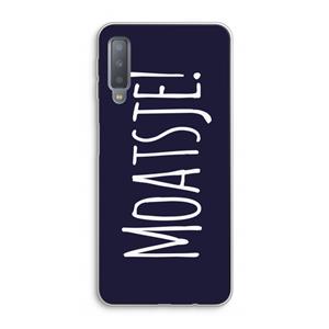 CaseCompany Moatsje!: Samsung Galaxy A7 (2018) Transparant Hoesje