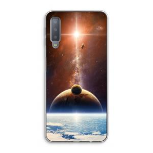 CaseCompany Omicron 2019: Samsung Galaxy A7 (2018) Transparant Hoesje