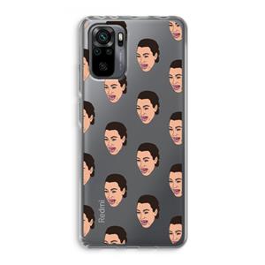 CaseCompany Ugly Cry Call: Xiaomi Redmi Note 10 Pro Transparant Hoesje