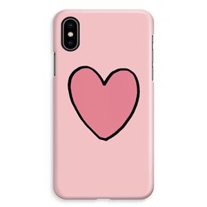 CaseCompany Hartje: iPhone XS Max Volledig Geprint Hoesje
