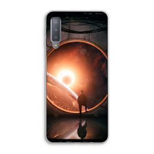 CaseCompany Ephemeral: Samsung Galaxy A7 (2018) Transparant Hoesje