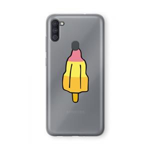 CaseCompany Raketijsje: Samsung Galaxy A11 Transparant Hoesje