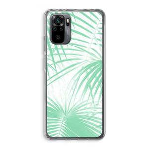 CaseCompany Palmbladeren: Xiaomi Redmi Note 10 Pro Transparant Hoesje