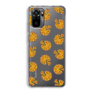 CaseCompany You Had Me At Pizza: Xiaomi Redmi Note 10 Pro Transparant Hoesje